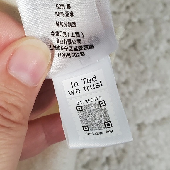 Ted Baker‎ Womens Linen Blend Top Size 2 (US Small) Pastel Floral Lightweight - Picture 6 of 10